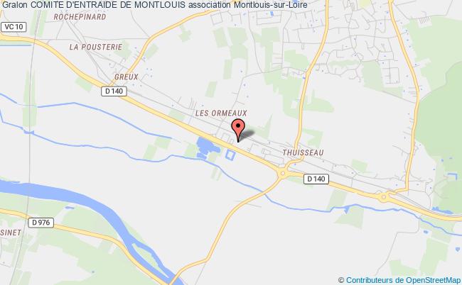 plan association Comite D'entraide De Montlouis Montlouis-sur-Loire