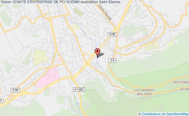 plan association ComitÉ D'entreprise De Pci Scemm Saint-Étienne
