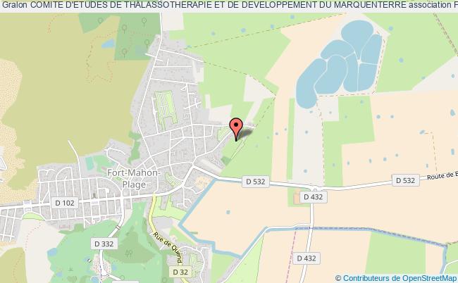 plan association Comite D'etudes De Thalassotherapie Et De Developpement Du Marquenterre Fort-Mahon-Plage