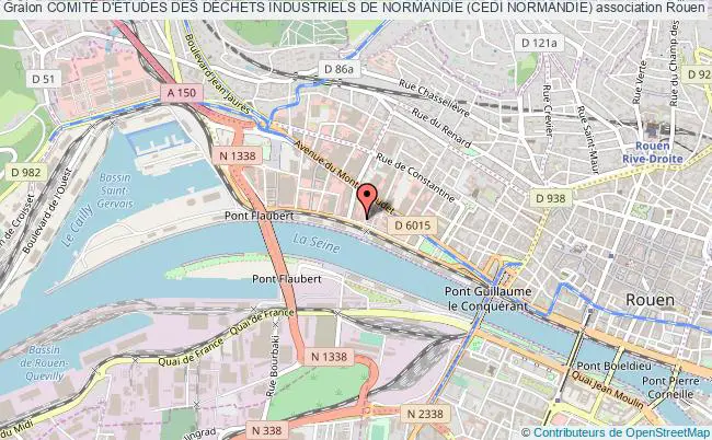 plan association ComitÉ D'Études Des DÉchets Industriels De Normandie (cedi Normandie) Rouen