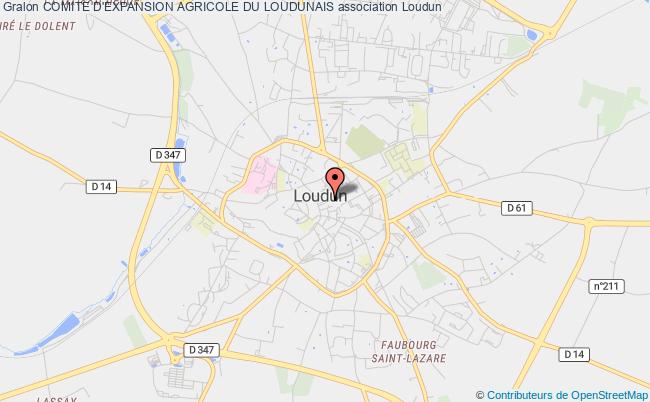 plan association Comite D'expansion Agricole Du Loudunais Loudun