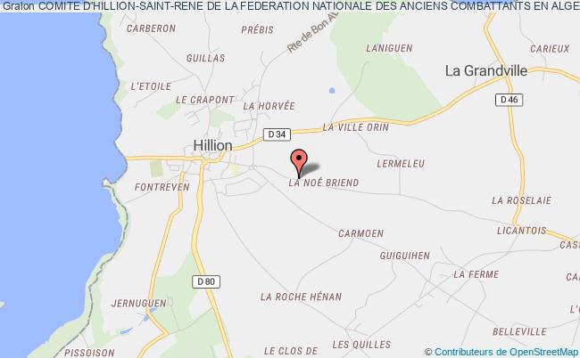 plan association Comite D'hillion-saint-rene De La Federation Nationale Des Anciens Combattants En Algerie Hillion