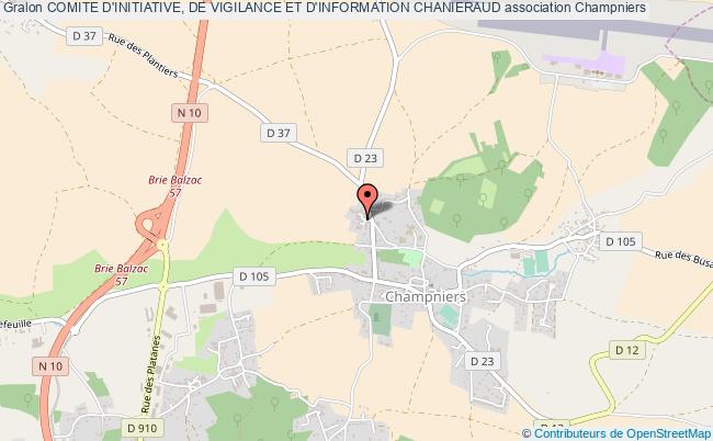 plan association Comite D'initiative, De Vigilance Et D'information Chanieraud Champniers