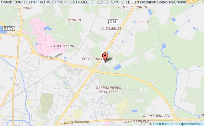 plan association Comite D'initiatives Pour L'entraide Et Les Loisirs (c.i.e.l.) Bourg-en-Bresse