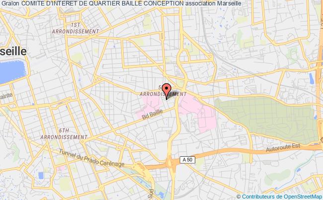 plan association Comite D'interet De Quartier Baille Conception Marseille