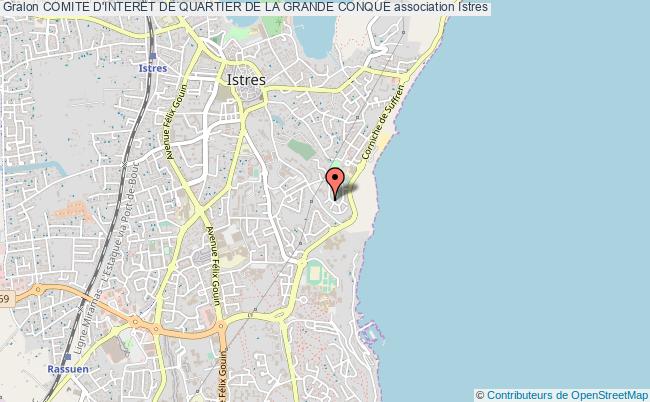 plan association Comite D'interet De Quartier De La Grande Conque Istres