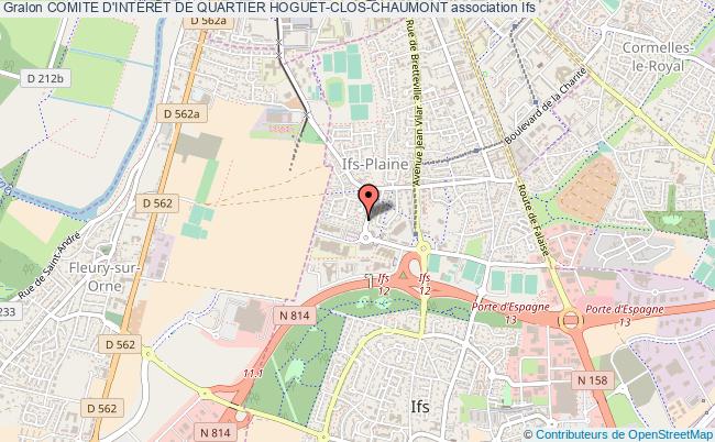 plan association Comite D'interÊt De Quartier Hoguet-clos-chaumont Ifs