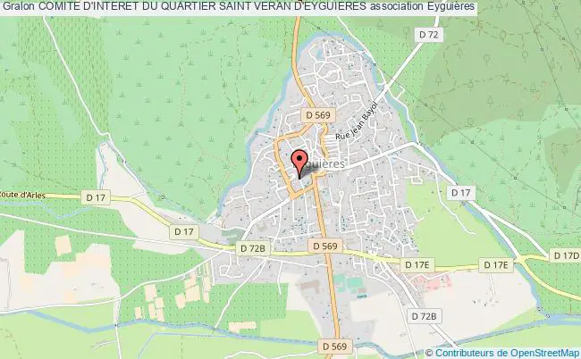 plan association Comite D'interet Du Quartier Saint Veran D'eyguieres Eyguières