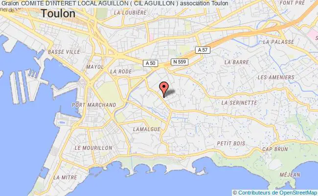 plan association Comite D'interet Local Aguillon ( Cil Aguillon ) Toulon
