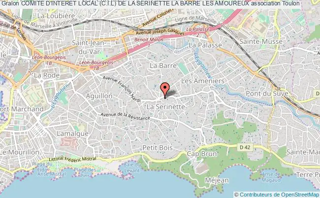 plan association Comite D'interet Local (c.i.l) De La Serinette La Barre Les Amoureux Toulon