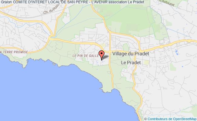 plan association Comite D'interet Local De San Peyre - L'avenir Le    Pradet