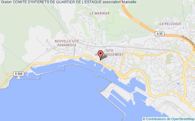 plan association Comite D'interets De Quartier De L'estaque Marseille