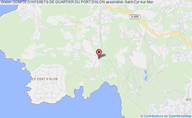 plan association Comite D'interets De Quartier Du Port D'alon Saint-Cyr-sur-Mer