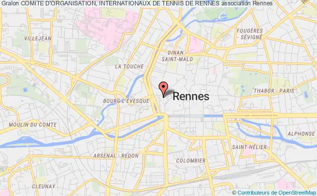 COMITE D'ORGANISATION, INTERNATIONAUX DE TENNIS DE RENNES