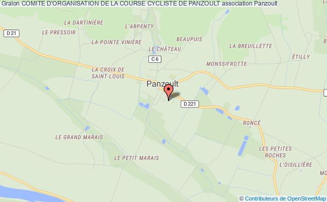 plan association Comite D'organisation De La Course Cycliste De Panzoult Panzoult