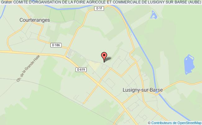 COMITE D'ORGANISATION DE LA FOIRE AGRICOLE ET COMMERCIALE DE LUSIGNY SUR BARSE (AUBE) - COMITE DE LA FOIRE DE LUSIGNY