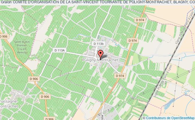 COMITE D'ORGANISATION DE LA SAINT-VINCENT TOURNANTE DE PULIGNY-MONTRACHET, BLAGNY, CORPEAU
