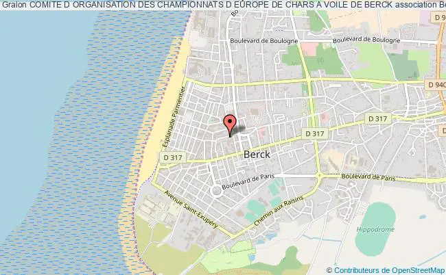 COMITE D ORGANISATION DES CHAMPIONNATS D EUROPE DE CHARS A VOILE DE BERCK
