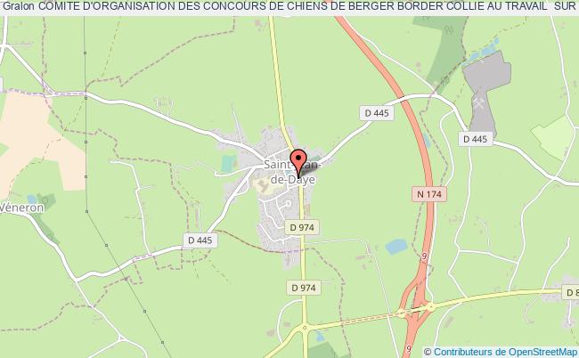COMITE D'ORGANISATION DES CONCOURS DE CHIENS DE BERGER BORDER COLLIE AU TRAVAIL  SUR TROUPEAUX