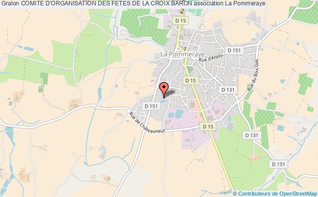 plan association Comite D'organisation Des Fetes De La Croix Baron Mauges-sur-Loire