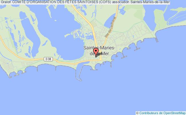plan association Comite D'organisation Des FÊtes Saintoises (cofs) Saintes-Maries-de-la-Mer