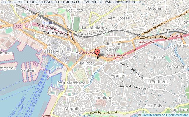 plan association Comite D'organisation Des Jeux De L'avenir Du Var Toulon