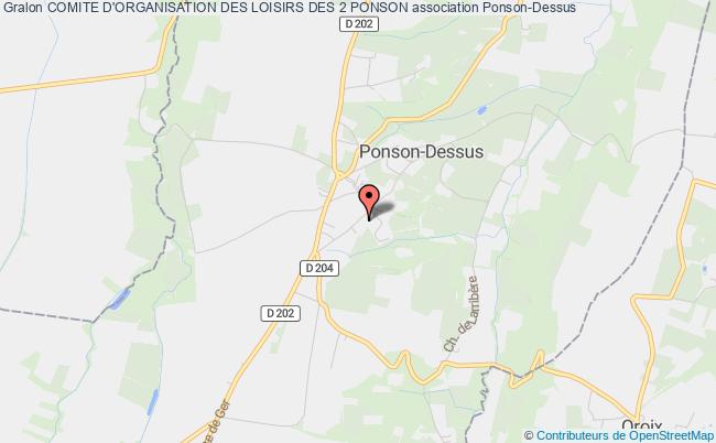 COMITE D'ORGANISATION DES LOISIRS DES 2 PONSON