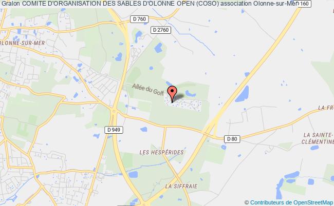 plan association Comite D'organisation Des Sables D'olonne Open (coso) Olonne-sur-Mer