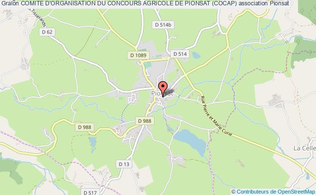COMITE D'ORGANISATION DU CONCOURS AGRICOLE DE PIONSAT (COCAP)