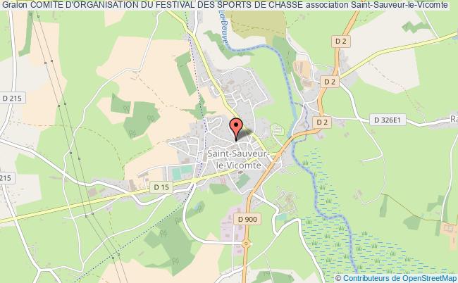 plan association Comite D'organisation Du Festival Des Sports De Chasse Saint-Sauveur-le-Vicomte