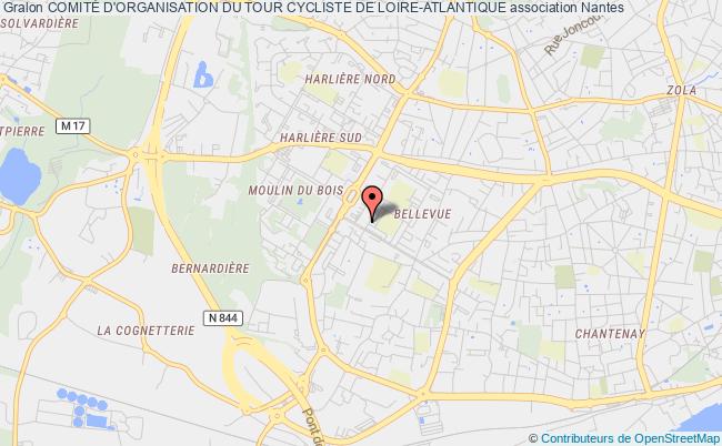 plan association ComitÉ D'organisation Du Tour Cycliste De Loire-atlantique Nantes