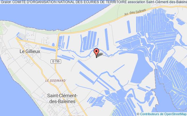 plan association ComitÉ D'organisation National Des Ecuries De Territoire Saint-Clément-des-Baleines