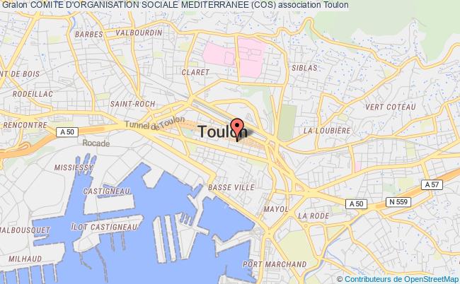 plan association Comite D'organisation Sociale Mediterranee (cos) Toulon
