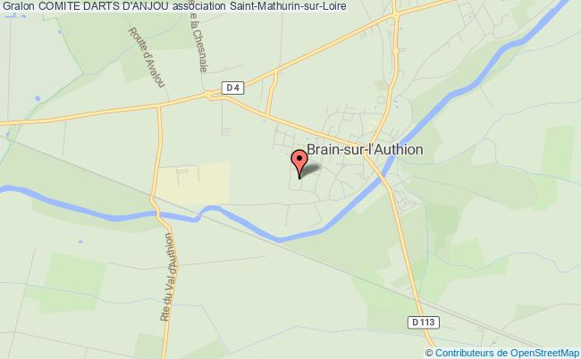 plan association Comite Darts D'anjou Loire-Authion