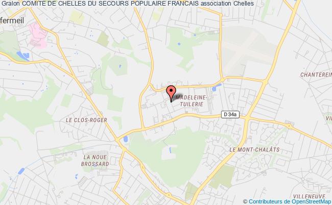 plan association Comite De Chelles Du Secours Populaire Francais Chelles