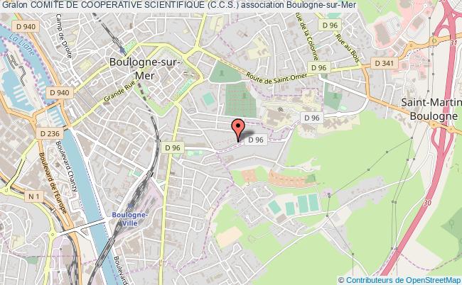 plan association Comite De Cooperative Scientifique (c.c.s.) Boulogne-sur-Mer