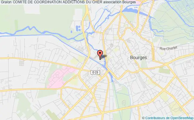 plan association ComitÉ De Coordination Addictions Du Cher Bourges