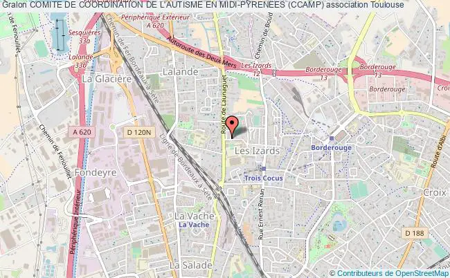 plan association Comite De Coordination De L'autisme En Midi-pyrenees (ccamp) Toulouse