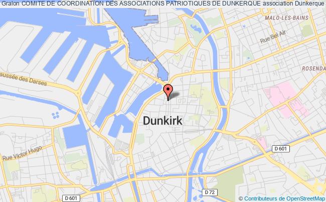 plan association Comite De Coordination Des Associations Patriotiques De Dunkerque Dunkerque