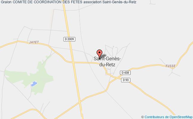 plan association Comite De Coordination Des Fetes Saint-Genès-du-Retz