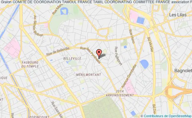 COMITE DE COORDINATION TAMOUL FRANCE TAMIL COORDINATING COMMITTEE FRANCE