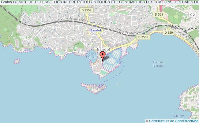plan association Comite De Defense  Des Interets Touristiques Et Economiques Des Stations Des Baies Du Soleil De La Cote D'azur Bandol