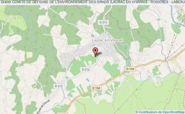 COMITE DE DEFENSE DE L'ENVIRONNEMENT DES GRADS (LAURAC EN VIVARAIS - ROSIERES - LABEAUME)