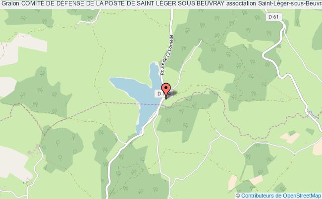 plan association ComitÉ De DÉfense De La Poste De Saint LÉger Sous Beuvray Saint-Léger-sous-Beuvray