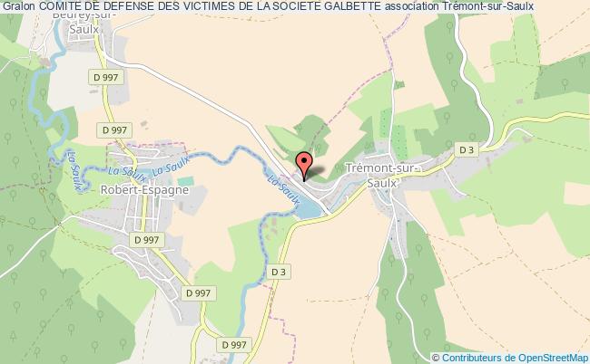 plan association Comite De Defense Des Victimes De La Societe Galbette Trémont-sur-Saulx