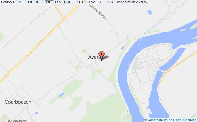 plan association Comite De Defense Du Verdelet Et Du Val De Loire Avaray