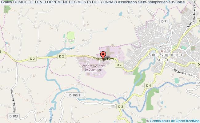 plan association Comite De Developpement Des Monts Du Lyonnais Saint-Symphorien-sur-Coise