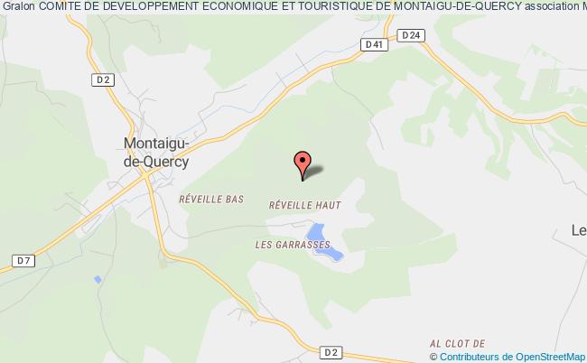 plan association Comite De Developpement Economique Et Touristique De Montaigu-de-quercy Montaigu-de-Quercy