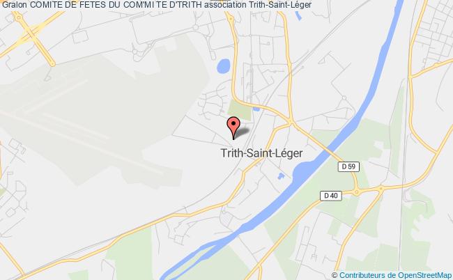 plan association Comite De Fetes Du Com'mi Te D'trith Trith-Saint-Léger