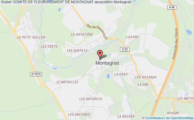 plan association Comite De Fleurissement De Montagnat Montagnat